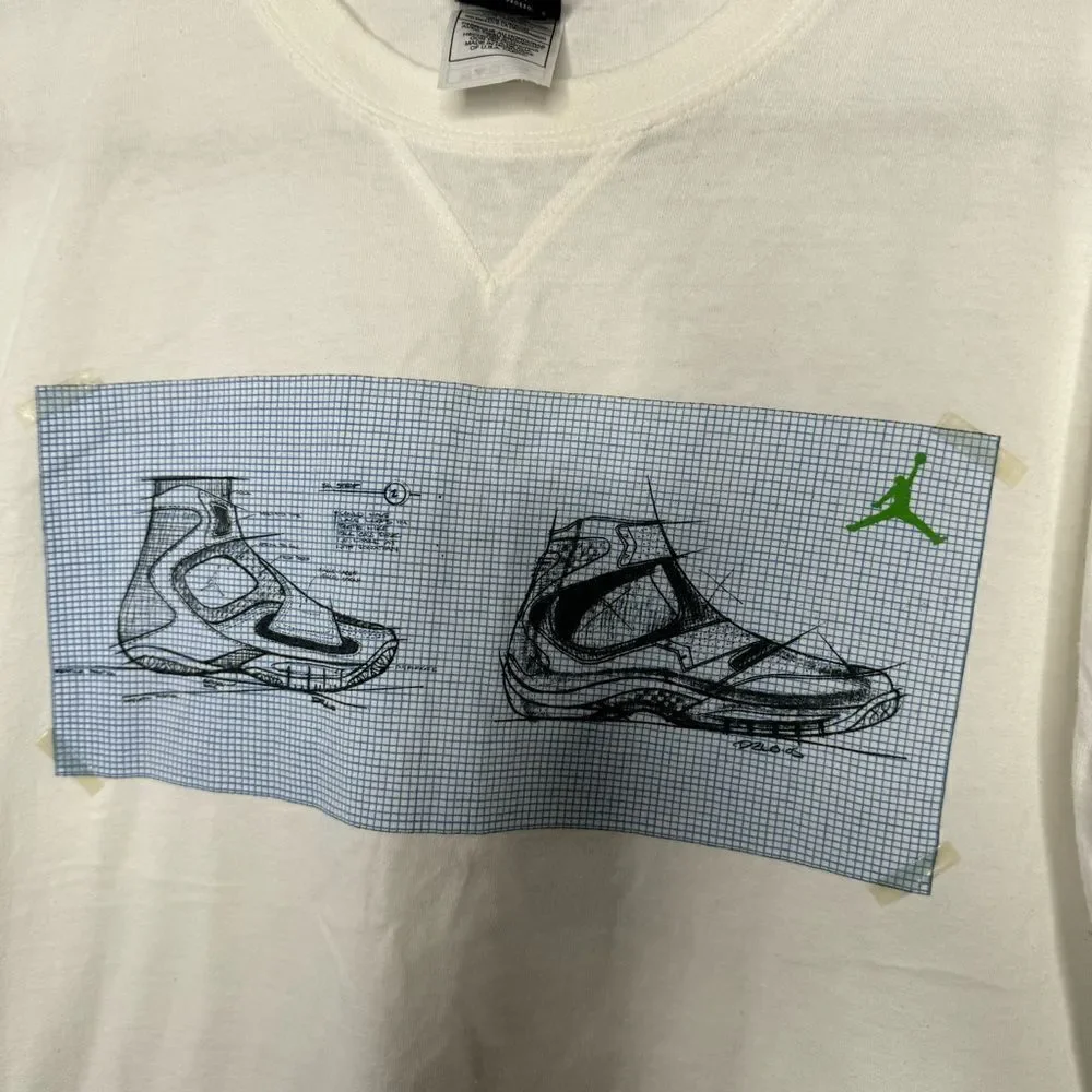 Vintage Air Jordan graphic tee size medium